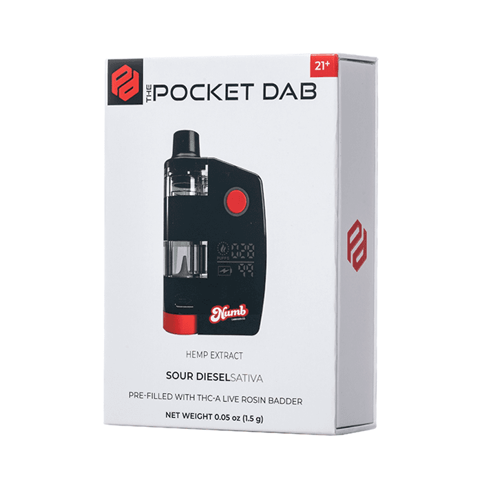 Numb Pocket Dab THCA Live Rosin Disposable