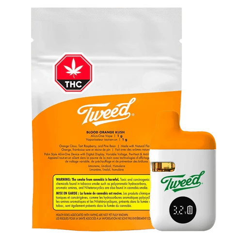 Tweed Blood Orange Kush Liquid Diamonds AIO